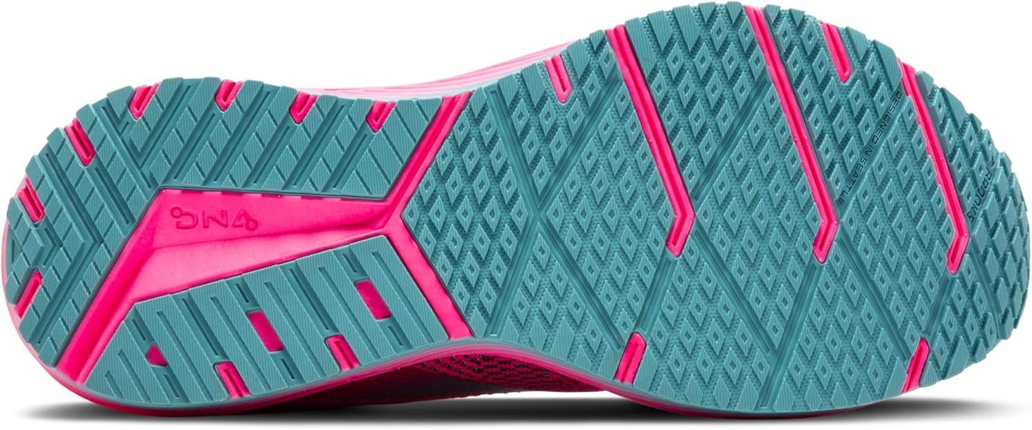 imageBrooks Womens Revel 7 Neutral Running ShoeKnockout PinkBlackAqua