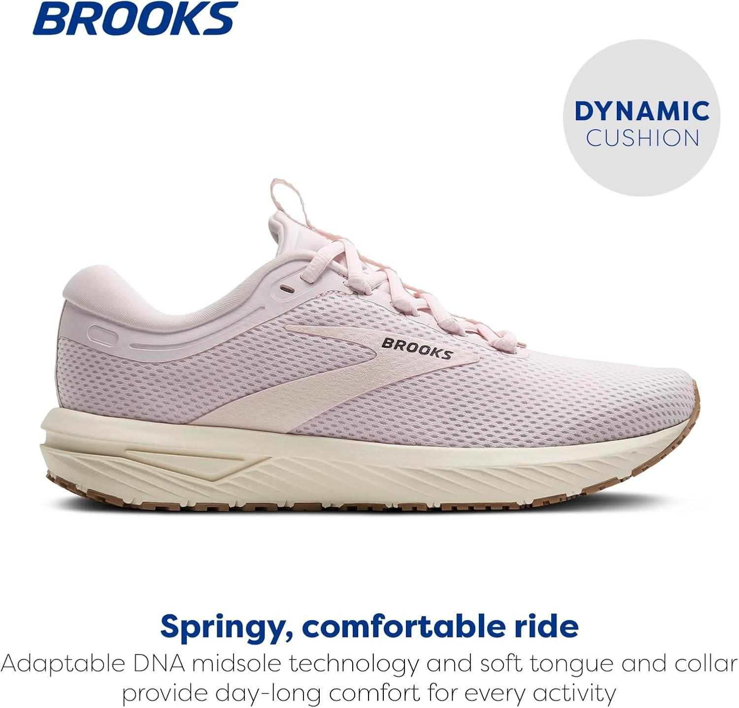 imageBrooks Womens Revel 7 Neutral Running ShoeOrchid IceThistlePortabella