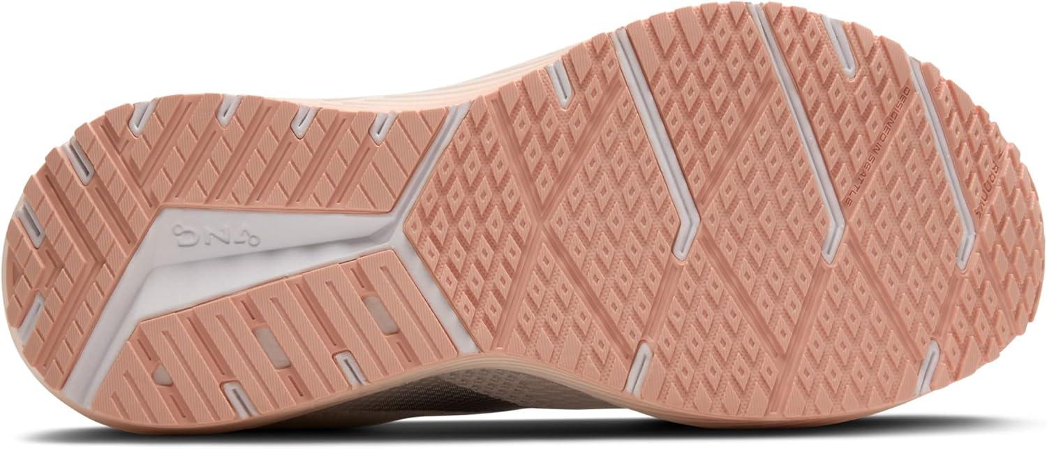 imageBrooks Womens Revel 7 Neutral Running ShoeOysterWhiteTropical Peach