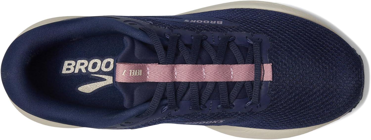 imageBrooks Womens Revel 7 Neutral Running ShoePeacoatOnyxOrchid