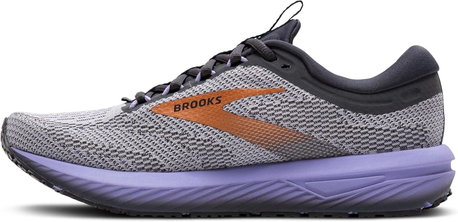 imageBrooks Womens Revel 7 Neutral Running ShoeSweet LavenderEbonyAlloy