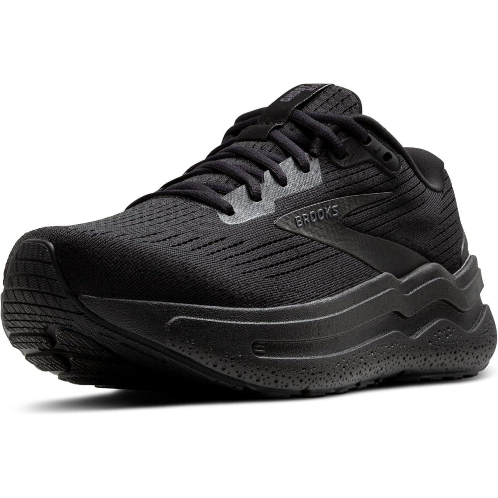 imageBrooks Mens Ghost Max 2 Running and Walking ShoesBlackBlackEbony