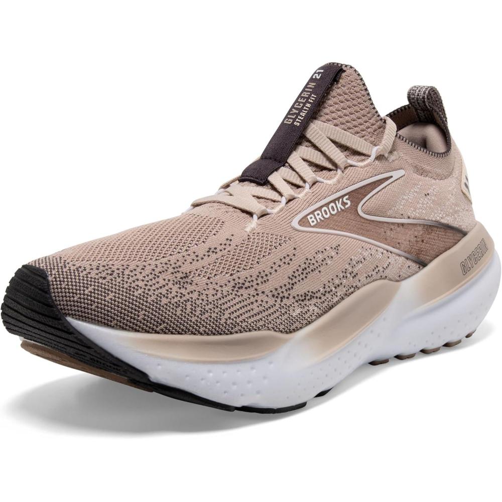 imageBrooks Mens Glycerin Stealthfit 21 Neutral Running ShoeChateau GreyForged Iron