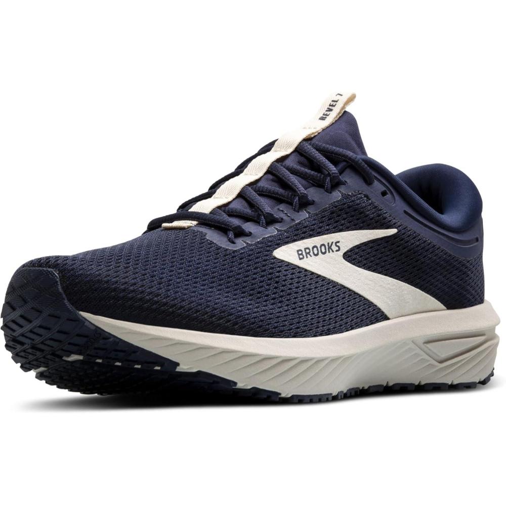 imageBrooks Mens Revel 7 Neutral Running ShoePeacoatBlueprintOnyx