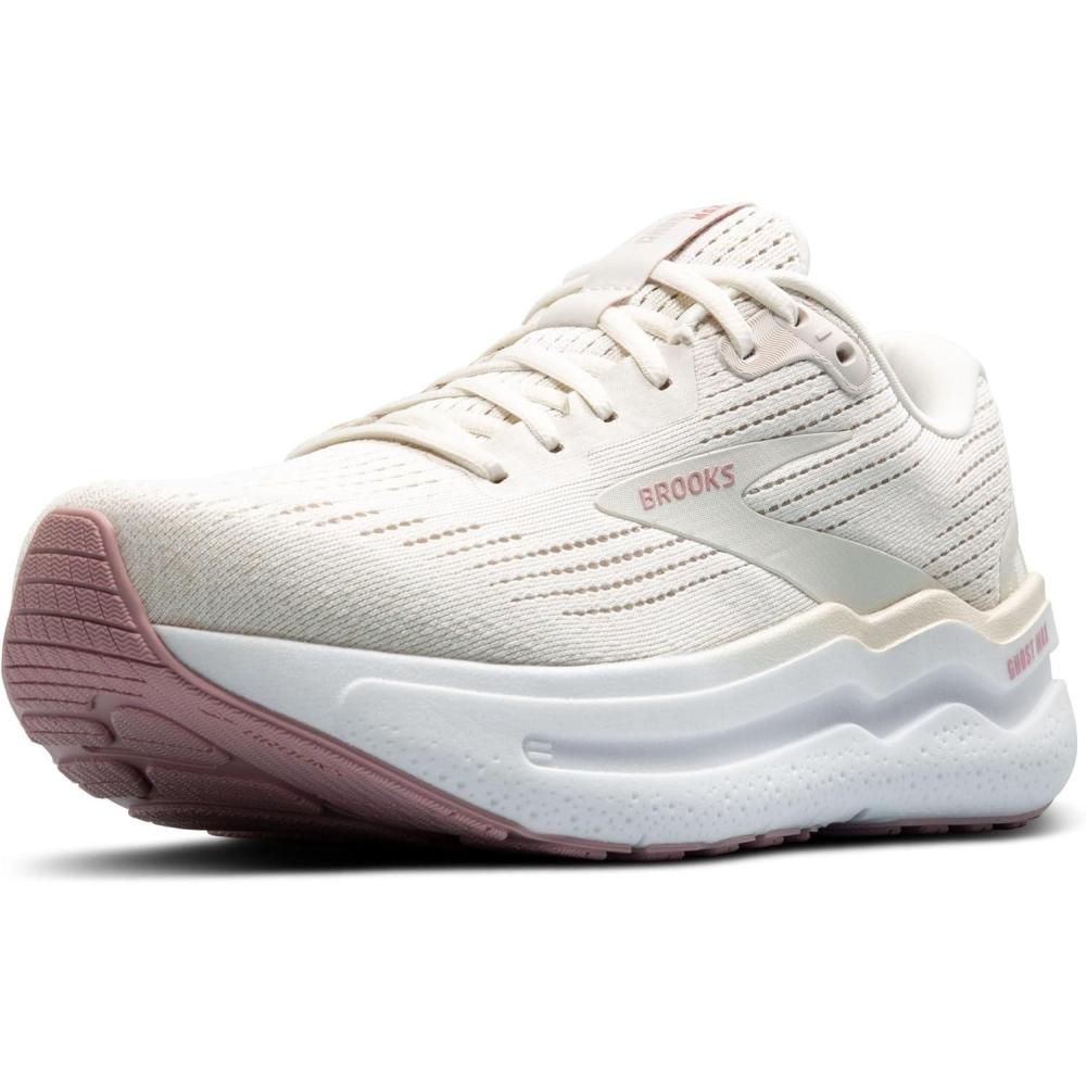 imageBrooks Womens Ghost Max 2 Neutral Running ampamp Walking ShoeCoconut MilkGrayZephyr