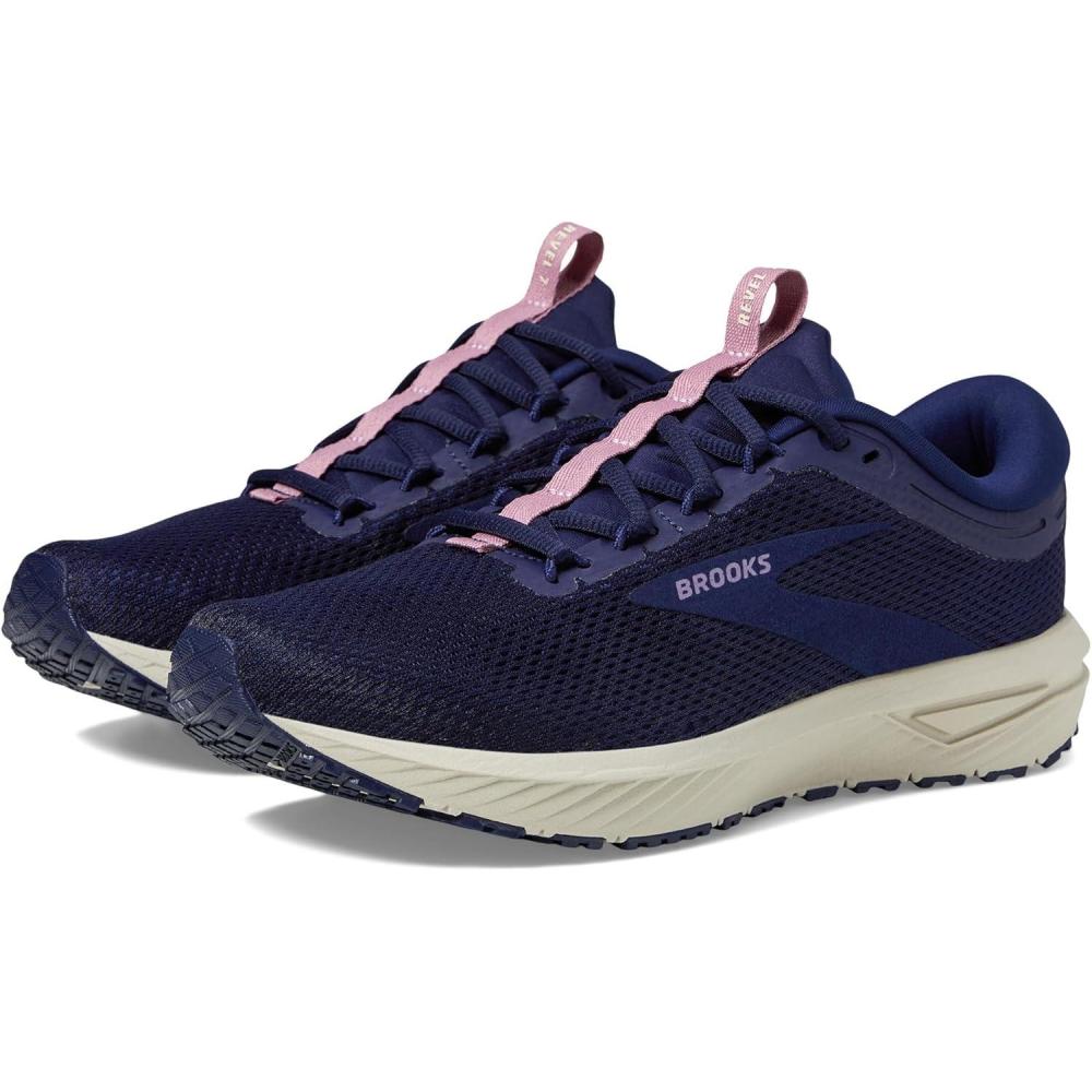 imageBrooks Womens Revel 7 Neutral Running ShoePeacoatOnyxOrchid