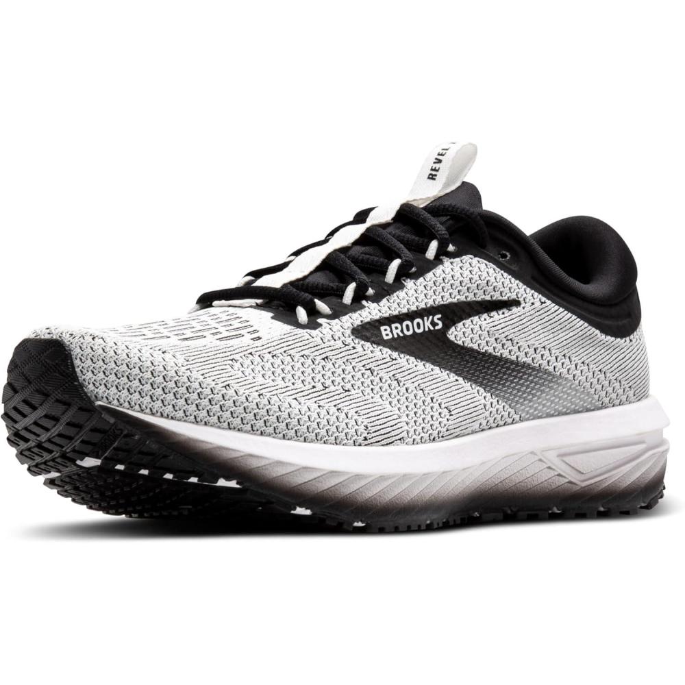 imageBrooks Womens Revel 7 Neutral Running ShoeWhiteBlack