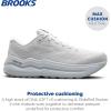 imageBrooks Mens Ghost Max 2 Running and Walking ShoesBright WhiteBright White