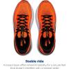imageBrooks Mens Ghost Max 2 Running and Walking ShoesOrangeOrangeBlack
