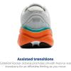 imageBrooks Mens Ghost Max 2 Running and Walking ShoesOyster MushroomOrangeTeal