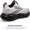 imageBrooks Mens Glycerin Stealthfit 21 Neutral Running ShoeWhiteGreyBlack