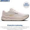 imageBrooks Womens Ghost Max 2 Neutral Running ampamp Walking ShoeCoconutLavenderCream