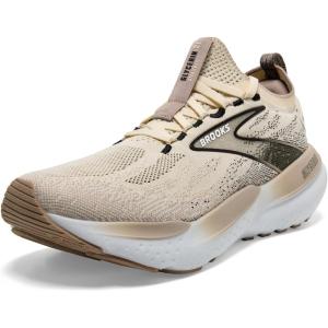 imageBrooks Womens Glycerin Stealthfit GTS 21 Supportive Running ShoeCoconutChateau GreyBlack