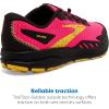 imageBrooks Womens Divide 4 Running ShoesDiva PinkBlackLemon Chrome