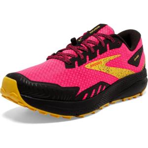 imageBrooks Womens Divide 4 Running ShoesDiva PinkBlackLemon Chrome