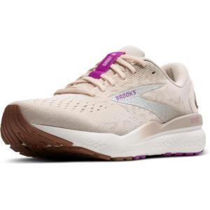 imageBrooks Womens Ghost 16 Neutral Running ShoeAlmond PeachCoconutPurple