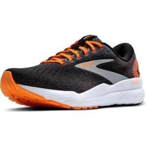 imageBrooks Womens Ghost 16 Neutral Running ShoeBlackOrangeWhite