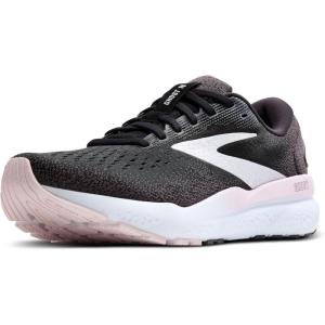 imageBrooks Womens Ghost 16 Neutral Running ShoeBlackWhiteOrchid Ice