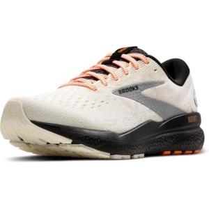 imageBrooks Womens Ghost 16 Neutral Running ShoeEcruOrangeBlack