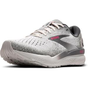 imageBrooks Womens Ghost 16 Neutral Running ShoeGreyGargoylePink