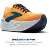 imageBrooks Mens Glycerin Max Neutral Running amp Walking ShoeBlazing OrangeBlueWhite