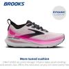 imageBrooks Womens Glycerin GTS 23 Supportive Running ShoeWhitePhantomCyber Pink