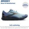 imageBrooks Mens Ghost 16 GTX Waterproof Neutral Running ShoeCountry BlueWinter SkyEbony