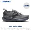 imageBrooks Mens Glycerin 23 Neutral Running ShoeGreyBlackened PearlBlack