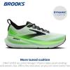 imageBrooks Mens Glycerin 23 Neutral Running ShoeWhitePhantomGreen Gecko