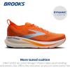 imageBrooks Mens Glycerin GTS 23 Supportive Running ShoeShocking OrangeBlueWhite