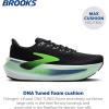 imageBrooks Mens Glycerin Max 2 Neutral Running amp Walking ShoePhantomWhiteGreen Gecko