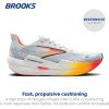 imageBrooks Mens Hyperion Max 2 Neutral Running ShoeIllusionCoralBlack