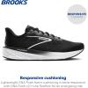 imageBrooks Mens Launch 12 Neutral Running ShoeBlackGreyWhite
