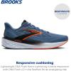 imageBrooks Mens Launch 12 Neutral Running ShoeMoonlightBlackOrange
