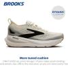 imageBrooks Womens Glycerin 23 Neutral Running ShoeWhiteBlackBiscuit