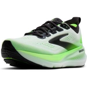 imageBrooks Mens Glycerin 23 Neutral Running ShoeWhitePhantomGreen Gecko