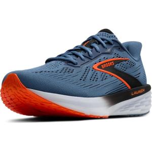 imageBrooks Mens Launch 12 Neutral Running ShoeMoonlightBlackOrange