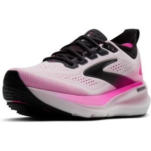 imageBrooks Womens Glycerin 23 Neutral Running ShoeWhitePhantomCyber Pink