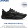 imageBrooks Mens Ghost 18 Neutral Running amp Walking ShoeBlackBlackEbony