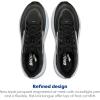 imageBrooks Mens Ghost 18 Neutral Running amp Walking ShoeBlackGreyWhite