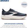 imageBrooks Mens Ghost 18 Neutral Running amp Walking ShoeNavy BlazerRed EarthBlue