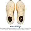 imageBrooks Mens Ghost 18 Neutral Running amp Walking ShoeRutabagaTigerlilyOrange
