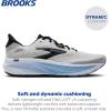 imageBrooks Mens Ghost 18 Neutral Running amp Walking ShoeWhiteBlackOpen Air