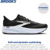 imageBrooks Womens Ghost 18 Neutral Running amp Walking ShoeBlackGreyWhite