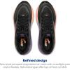 imageBrooks Womens Ghost 18 Neutral Running amp Walking ShoeBlackMulled GrapePeach