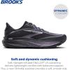 imageBrooks Womens Ghost 18 Neutral Running amp Walking ShoeEbonyFolkstoneMetallic