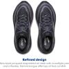 imageBrooks Womens Ghost 18 Neutral Running amp Walking ShoeEbonyFolkstoneMetallic