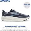 imageBrooks Womens Ghost 18 Neutral Running amp Walking ShoeNavyRain WashedCoconut