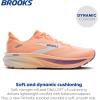 imageBrooks Womens Ghost 18 Neutral Running amp Walking ShoePeachGrapeCoconut