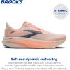 imageBrooks Womens Ghost 18 Neutral Running amp Walking ShoeStar WhiteCyber PeachGrey